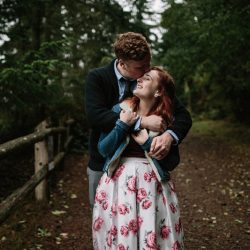 Jonas Seaman OffbeatBride 1061 - A Friday the 13th barn wedding with coffee, skulls, and floral prints Friday the 13th wedding as seen on @offbeatbride
