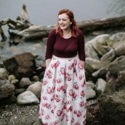 Jonas Seaman OffbeatBride 1072 - A Friday the 13th barn wedding with coffee, skulls, and floral prints Friday the 13th wedding as seen on @offbeatbride