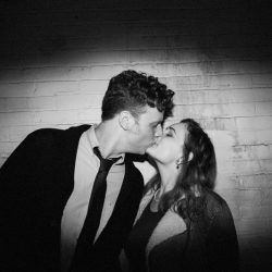 Jonas Seaman OffbeatBride 1093 - A Friday the 13th barn wedding with coffee, skulls, and floral prints Friday the 13th wedding as seen on @offbeatbride