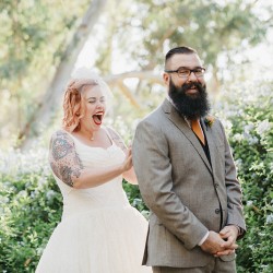 Backyard vegan wedding as seen on @offbeatbride #vegan #wedding #california