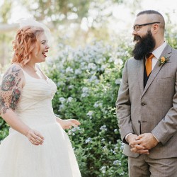 Backyard vegan wedding as seen on @offbeatbride #vegan #wedding #california