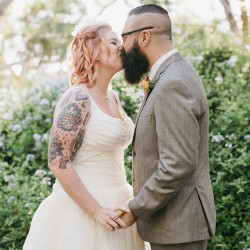 Backyard wedding as seen on @offbeatbride #vegan #wedding #california