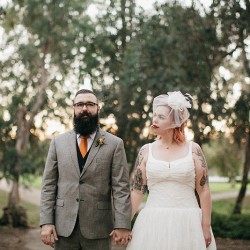 Backyard wedding as seen on @offbeatbride #vegan #wedding #california