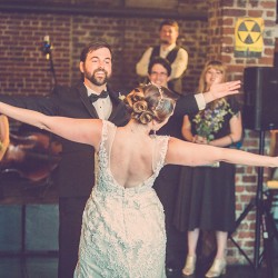 0801 - A bluegrass 1920s speakeasy jail wedding with massive Southern style A bluegrass 1920s speakeasy wedding as seen on @offbeatbride #twenties #wedding