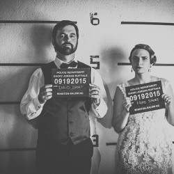 0944 - A bluegrass 1920s speakeasy jail wedding with massive Southern style A bluegrass 1920s speakeasy jail wedding as seen on @offbeatbride #twenties #wedding
