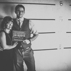 0975 - A bluegrass 1920s speakeasy jail wedding with massive Southern style Mug shot photo booth