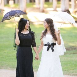 9G0A5848 - A black dress, a white dress, and major love from us all for this Hallowedding A black dress, a white dress, and major love from us all for this Halloween wedding