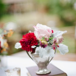 Mastelone Cohen Off BEET Productions 509 low - This huge red flowers + backyard wedding wins all of the style points EVER This huge red flowers + backyard wedding as seen on @offbeatbride #fascinator #hugeflowerbouquet