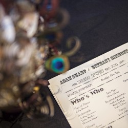 Simmons Sharp Photomuse SHA1502321770 low - The red dress at this theatrical steampunk wedding is LIFE Steampunk wedding as seen on @offbeatbride #steampunk #weddings