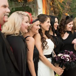 diane brandy 181 - A black dress, a white dress, and major love from us all for this Hallowedding A black dress, a white dress, and major love from us all for this Hallowedding