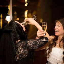diane brandy 340 - A black dress, a white dress, and major love from us all for this Hallowedding A black dress, a white dress, and major love from us all for this Halloween wedding