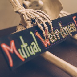 samandjustin 00242 - The handmade masks at this Chicago Halloween wedding are #goals Halloween wedding as seen on @offbeatbride #wedding #halloween
