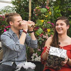 DSC 0221sdfgsdfg - A green house wedding shower: best idea or bestest idea? A greenhouse wedding shower as seen on @offbeatbride #wedding #shower
