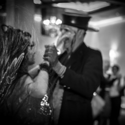 DanikaMonique 24 - This theatrical Halloween wedding slays with its dark glamour This gorgeous Halloween wedding slays with its spectacle as seen on @offbeatbride #halloween #wedding