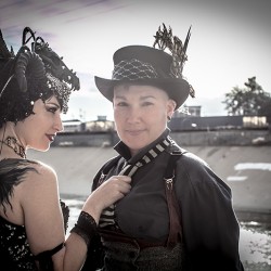 DanikaMonique 39 - This theatrical Halloween wedding slays with its dark glamour This theatrical Halloween wedding slays with its spectacle as seen on @offbeatbride #halloween #wedding