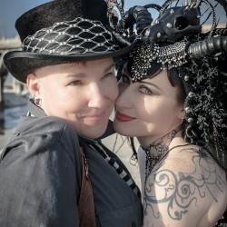 DanikaMonique 41 - This theatrical Halloween wedding slays with its dark glamour This gorgeous Halloween wedding slays with its spectacle as seen on @offbeatbride #halloween #wedding