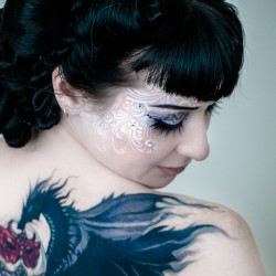 DanikaMonique 7 - This theatrical Halloween wedding slays with its dark glamour This theatrical Halloween wedding slays with its spectacle as seen on @offbeatbride #halloween #wedding