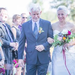 Hatmaker Doherty Stevi Sayler Photography MelissaLaurenWeddingTopPicks30 low - These two ladies (and their flower pooches!) rocked the most beautiful outdoor wedding A beautiful outdoor wedding as seen on @offbeatbride #outdoor #wedding #lgbt