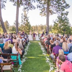 Hatmaker Doherty Stevi Sayler Photography MelissaLaurenWeddingTopPicks36 low - These two ladies (and their flower pooches!) rocked the most beautiful outdoor wedding A beautiful outdoor wedding as seen on @offbeatbride #outdoor #wedding #lgbt