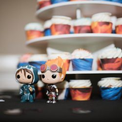 Mox.Wedding 365 - This Magic the Gathering wedding had an official tournament and style for miles Magic the Gathering reception as seen on @offbeatbride #magic #games #wedding