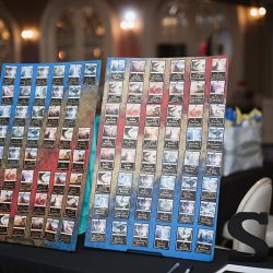 Mox.Wedding 368 - This Magic the Gathering wedding had an official tournament and style for miles Magic the Gathering reception as seen on @offbeatbride #magic #games #wedding