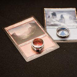 Mox.Wedding 421 - This Magic the Gathering wedding had an official tournament and style for miles Magic the Gathering reception as seen on @offbeatbride #magic #games #wedding