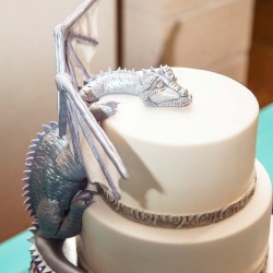 andrewnickiwed 48 - This masquerade dragon wedding satisfies your inner khaleesi AND Disney princess Masquerade wedding as seen on @offbeatbride #wedding #masquerade