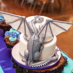 andrewnickiwed 52 - This masquerade dragon wedding satisfies your inner khaleesi AND Disney princess Masquerade wedding as seen on @offbeatbride #wedding #masquerade