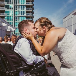 lovetreephotography offbeatbride submission000017 - This pair shared a tearjerking first dance together This disabled groom had his first dance EVER with his bride