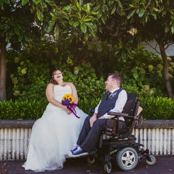 lovetreephotography offbeatbride submission000033 - This pair shared a tearjerking first dance together This disabled groom had his first dance EVER with his bride