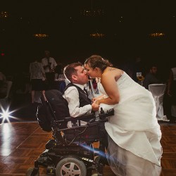 lovetreephotography offbeatbride submission000045 - This pair shared a tearjerking first dance together This disabled groom had his first dance EVER with his bride
