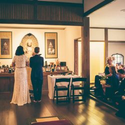 queerbuddhistwedding019 - Wait until you see this Catskills Buddhist wedding with prom-themed reception Catskills Buddhist wedding with prom-themed reception as seen on @offbeatbride #catskills #wedding #lgbt