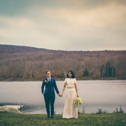 queerbuddhistwedding063 - Wait until you see this Catskills Buddhist wedding with prom-themed reception Catskills wedding with prom-themed reception as seen on @offbeatbride #catskills #wedding #lgbt