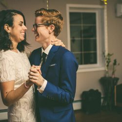 queerbuddhistwedding087 - Wait until you see this Catskills Buddhist wedding with prom-themed reception Catskills wedding with prom-themed reception as seen on @offbeatbride #catskills #wedding #lgbt