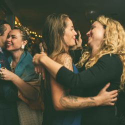 queerbuddhistwedding094 - Wait until you see this Catskills Buddhist wedding with prom-themed reception Catskills wedding with prom-themed reception as seen on @offbeatbride #catskills #wedding #lgbt