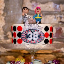 109 - These gamers had a Fallout-themed wedding with the most fab rainbow dress Fallout: New Vegas-themed wedding as seen on @offbeatbride
