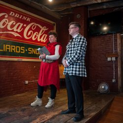 121 - These gamers had a Fallout-themed wedding with the most fab rainbow dress 121