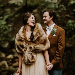 Amy Jake 19 - Be swept away by this vintage woodland wedding Vintage forest wedding as seen on @offbeatbride