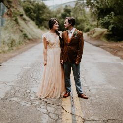 Amy Jake 21 - Be swept away by this vintage woodland wedding Vintage forest wedding as seen on @offbeatbride