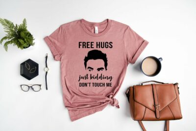 free hugs just kidding dont touch me tshirt on offbeat bride advice for no receiving line at wedding