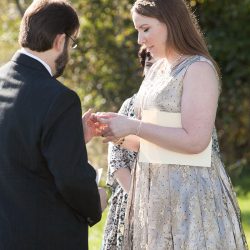 05 Ceremony Greg Ring - Level up at this arcade adventure quest wedding Level up at this board games, arcade, adventure quest wedding as seen on @offbeatbride