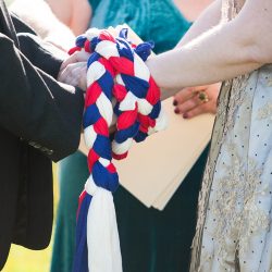 09 Ceremony Handfasting Knot - Level up at this arcade adventure quest wedding Level up at this board games, arcade, adventure quest wedding as seen on @offbeatbride