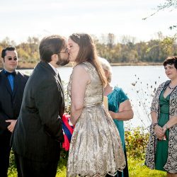 11 Ceremony Kiss - Level up at this arcade adventure quest wedding Level up at this board games, arcade, adventure quest wedding as seen on @offbeatbride