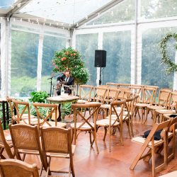 226 0614 - See the most beautiful backyard greenhouse wedding (with self-uniting musical ceremony!) Gorgeous greenhouse backyard wedding as seen on @offbeatbride