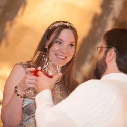 31 Reception Rebecca and Greg Toasting - Level up at this arcade adventure quest wedding Level up at this board games, arcade, quest wedding as seen on @offbeatbride