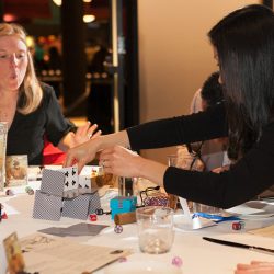 36 Reception Quest for Building House of Cards Friends Elizabeth and Shannon - Level up at this arcade adventure quest wedding Level up at this board games, arcade, quest wedding as seen on @offbeatbride