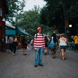 Corrie Aaron Engagement shoot 41 - It's easy to spot the adorable at this Where's Waldo engagement shoot Where's Waldo engagement shoot as seen on @offbeatbride