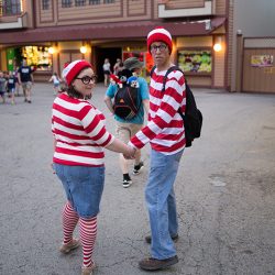 Corrie Aaron Engagement shoot 44 - It's easy to spot the adorable at this Where's Waldo engagement shoot Where's Waldo engagement shoot as seen on @offbeatbride