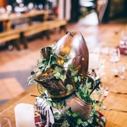 JamieTom 015 - This Tudor-themed wedding had birds of prey, archery, and amazing garb Tudor wedding as seen on @offbeatbride #medieval #tudor #wedding