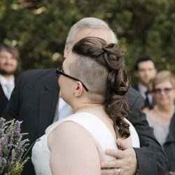 Wildflower backyard wedding as seen on @offbeatbride